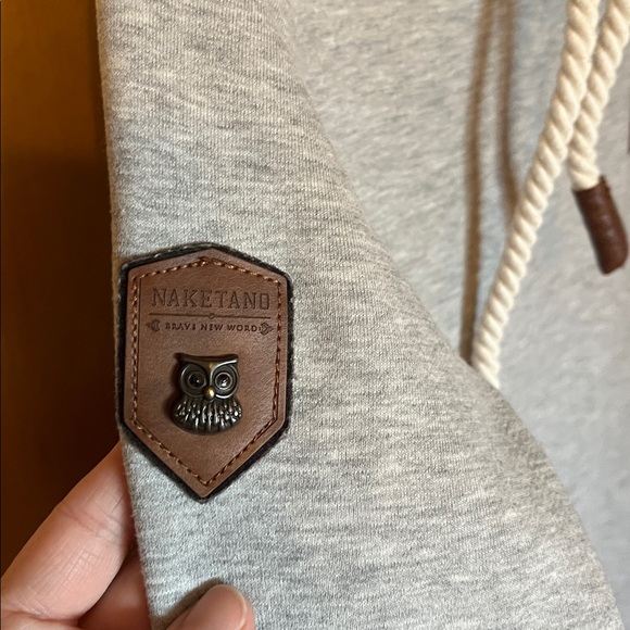 Naketano Brave New World Gray Hoodie - Picture 3 of 11